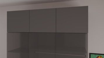Антресоль С-21 1500/500/300 (Антрацит) НФ-00005526-000020865 фото