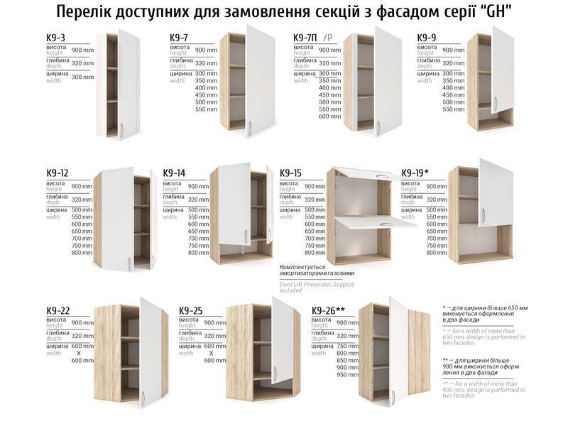 Кухня прямая GH 4.1 м Киевский Стандарт 1689 фото