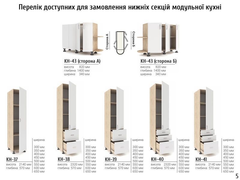 Кухня Фиоре 1.6 В Киевский Стандарт 30004 фото