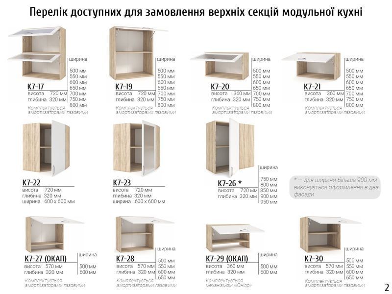Кухня Фиоре 2.0 В Київський Стандарт 3007_В фото