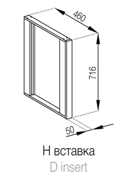 Вставка Тина Мир Мебели Tina_insert фото