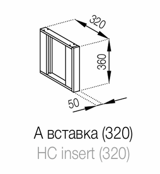 Вставка Софи Мир Мебели Sophie_A_insert(320) фото