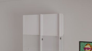 Антресоль угловая С-22 980/500/500 (Белый) НФ-00005536-000021006 фото